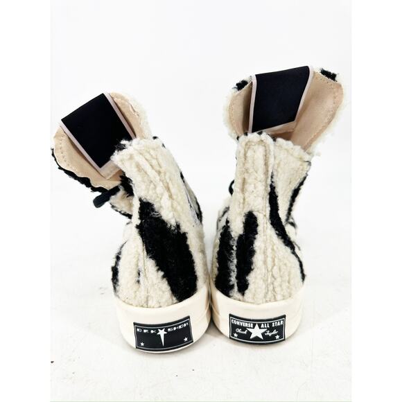 Converse x DRKSHDW Turbodrk Square-Toe Sneakers Black White - Picture 3 of 7